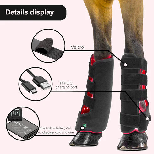 2PCs Red Infrared Light Therapy for Horse Leg